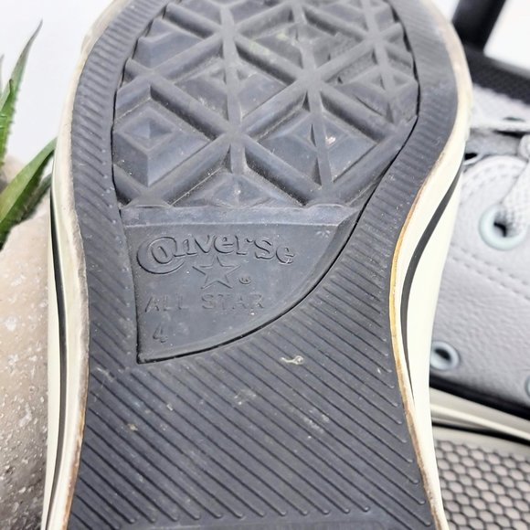 Converse All Star 2012 121986 Gray Leather Unisex Sneakers M-4/W-6 - Picture 11 of 11